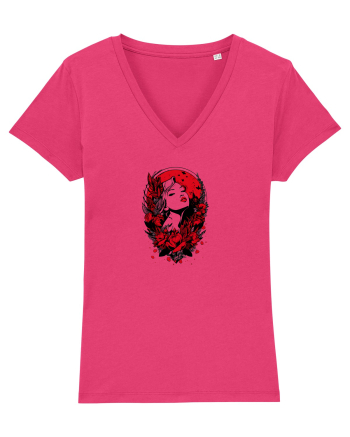 FEMINITATE - FLORI - PASIUNE - ELEGANTA Raspberry