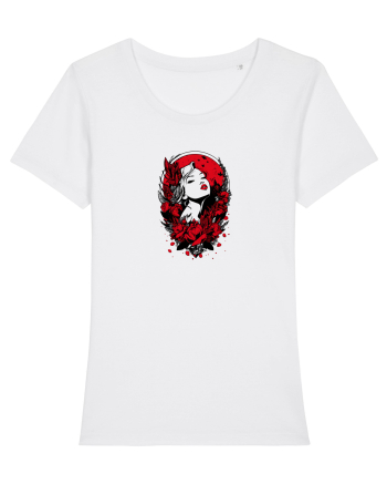 FEMINITATE - FLORI - PASIUNE - ELEGANTA White