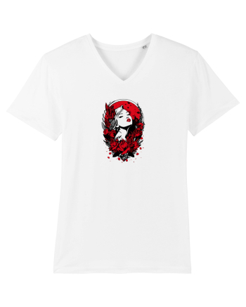FEMINITATE - FLORI - PASIUNE - ELEGANTA White