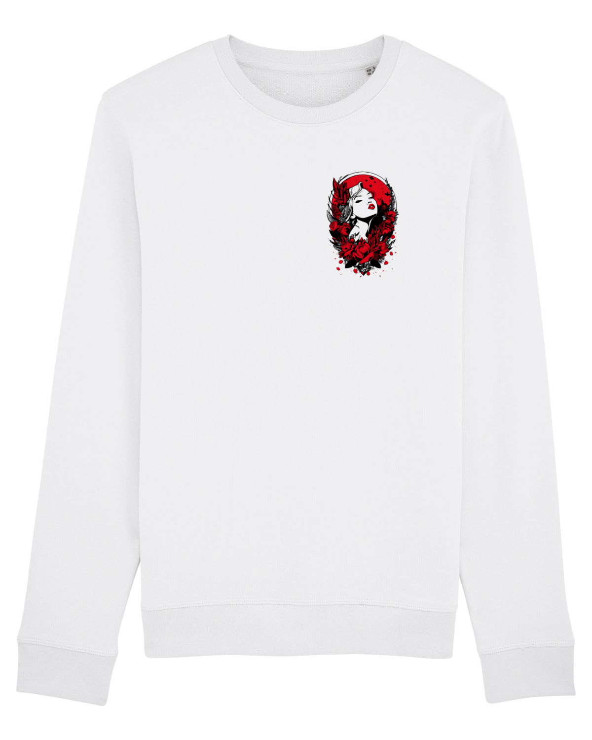 Bluză mânecă lungă Unisex Rise White