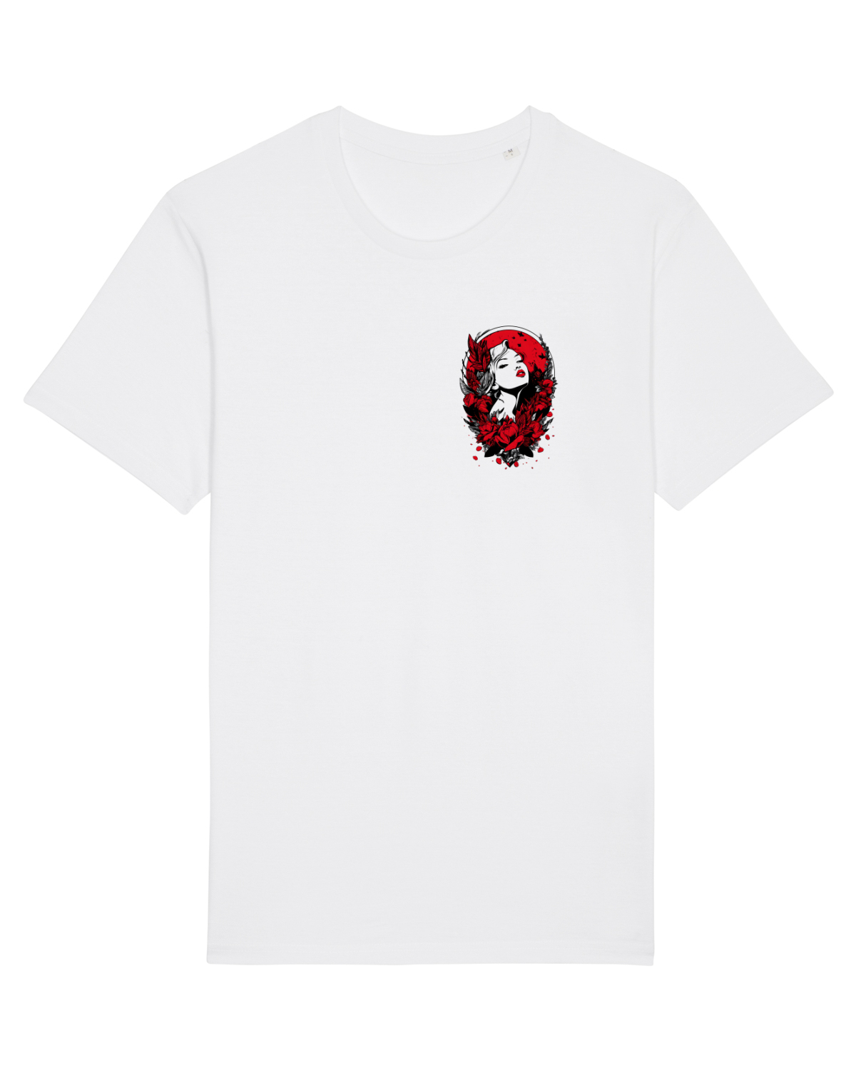 Tricou mânecă scurtă Unisex Rocker White
