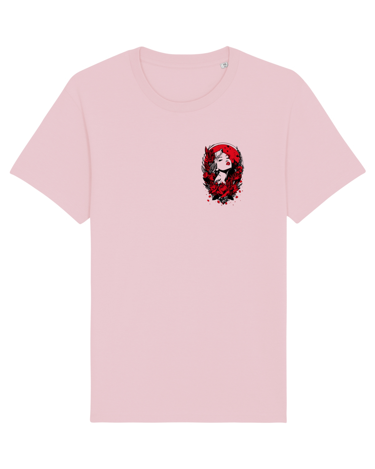 Tricou mânecă scurtă Unisex Rocker Cotton Pink