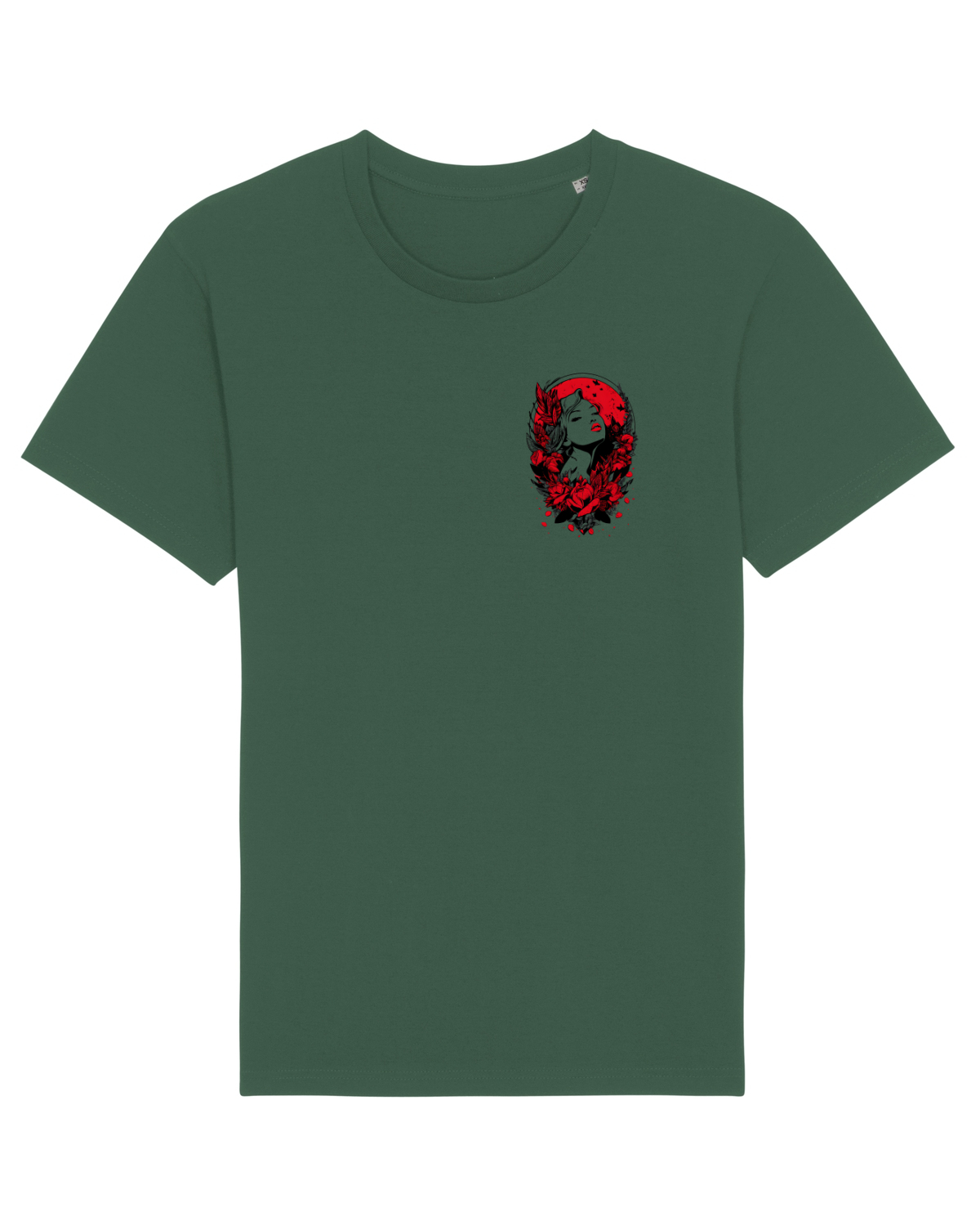 Tricou mânecă scurtă Unisex Rocker Bottle Green