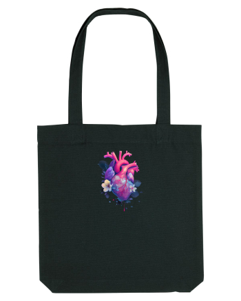  FLORI - INIMA  -  IUBIRE - PRIMAVARA Black