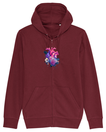  FLORI - INIMA  -  IUBIRE - PRIMAVARA Burgundy