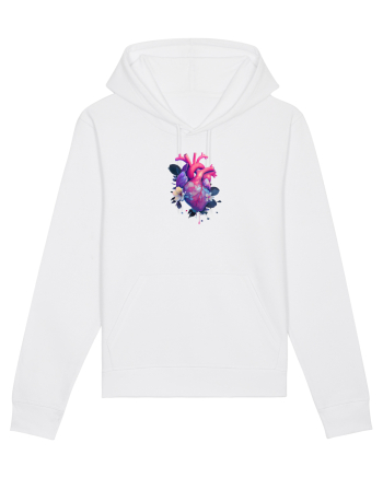  FLORI - INIMA  -  IUBIRE - PRIMAVARA White