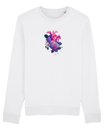  FLORI - INIMA  -  IUBIRE - PRIMAVARA White