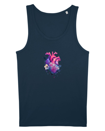  FLORI - INIMA  -  IUBIRE - PRIMAVARA Navy