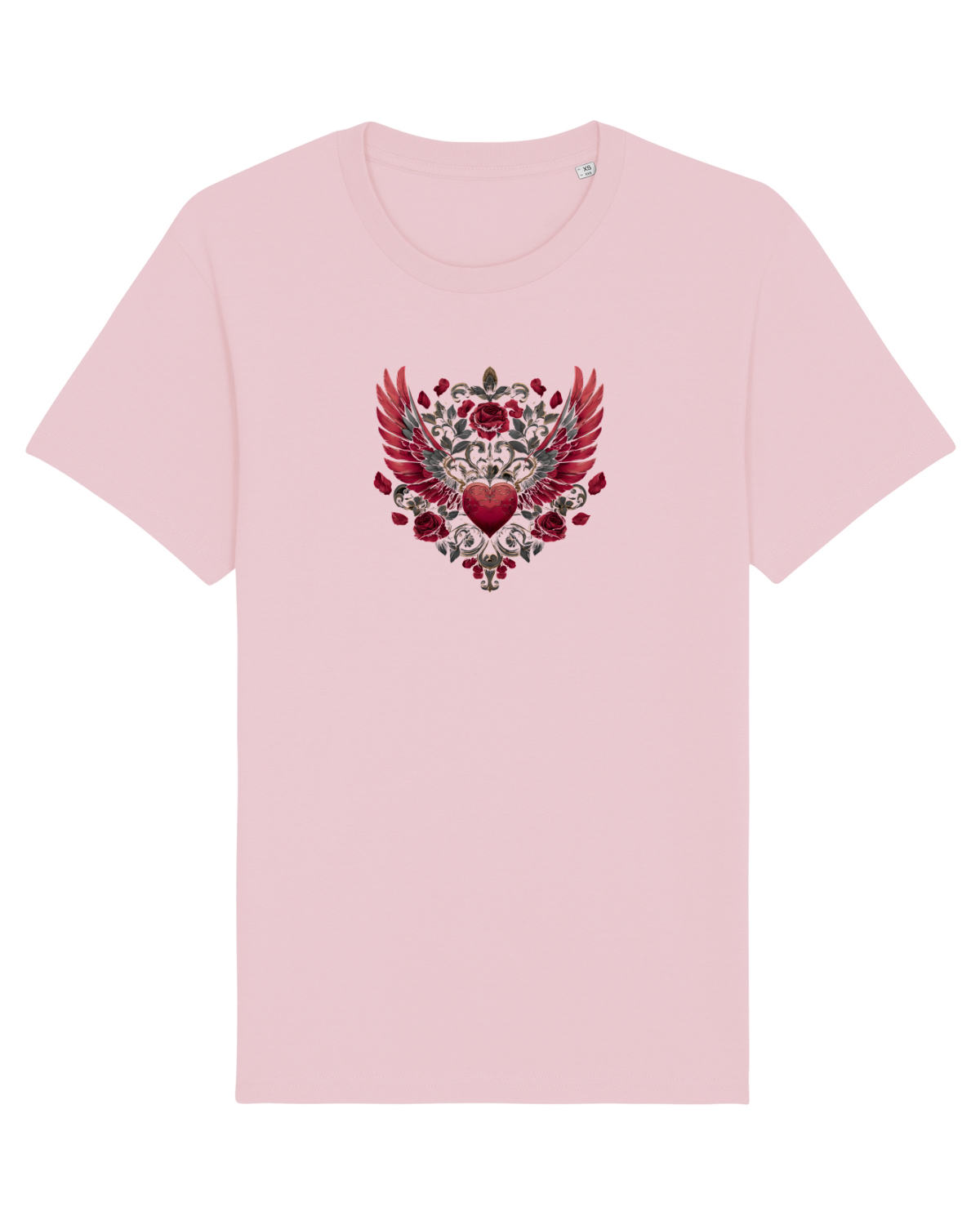 Tricou mânecă scurtă Unisex Rocker Cotton Pink