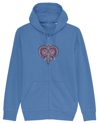  INIMA  -  IUBIRE - TRIBAL - GEOMETRIC - CELTIC Bright Blue