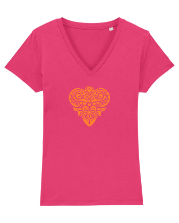 INIMA  -  IUBIRE - TRIBAL - GEOMETRIC - CELTIC 2 Raspberry