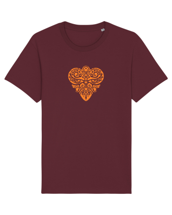  INIMA  -  IUBIRE - TRIBAL - GEOMETRIC - CELTIC 2 Burgundy