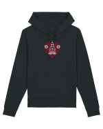  INIMA  -  IUBIRE -CUSATURA - BRODERIE - TRADITIONAL - ROMANESC Hanorac Unisex Drummer