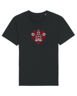  INIMA  -  IUBIRE -CUSATURA - BRODERIE - TRADITIONAL - ROMANESC Tricou mânecă scurtă Unisex Rocker