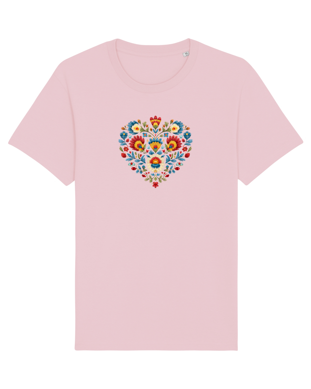 Tricou mânecă scurtă Unisex Rocker Cotton Pink