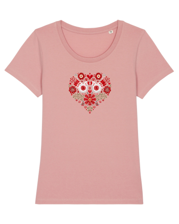  INIMA  -  IUBIRE - CUSATURA - BRODERIE - TRADITIONAL - ROMANESC 3 Canyon Pink