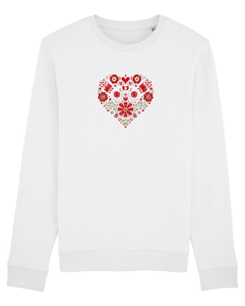  INIMA  -  IUBIRE - CUSATURA - BRODERIE - TRADITIONAL - ROMANESC 3 White