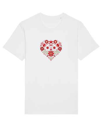  INIMA  -  IUBIRE - CUSATURA - BRODERIE - TRADITIONAL - ROMANESC 3 White
