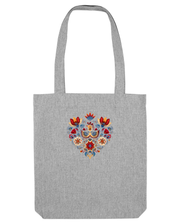 INIMA  -  IUBIRE - CUSATURA - BRODERIE - TRADITIONAL - ROMANESC 4 Heather Grey