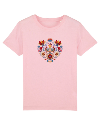  INIMA  -  IUBIRE - CUSATURA - BRODERIE - TRADITIONAL - ROMANESC 4 Cotton Pink