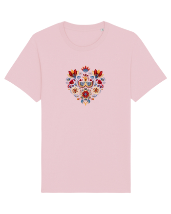  INIMA  -  IUBIRE - CUSATURA - BRODERIE - TRADITIONAL - ROMANESC 4 Cotton Pink
