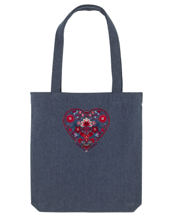  INIMA  -  IUBIRE - MANDALA - FLOARE -  TRADITIONAL - ETNIC 2 Midnight Blue