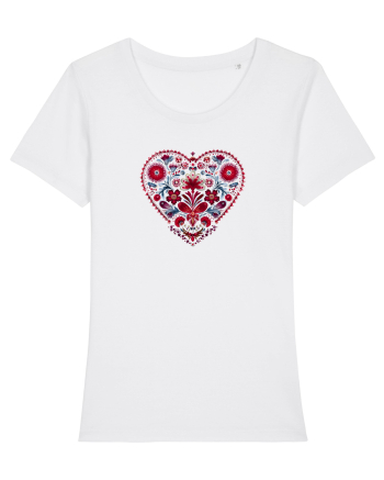  INIMA  -  IUBIRE - MANDALA - FLOARE -  TRADITIONAL - ETNIC 2 White