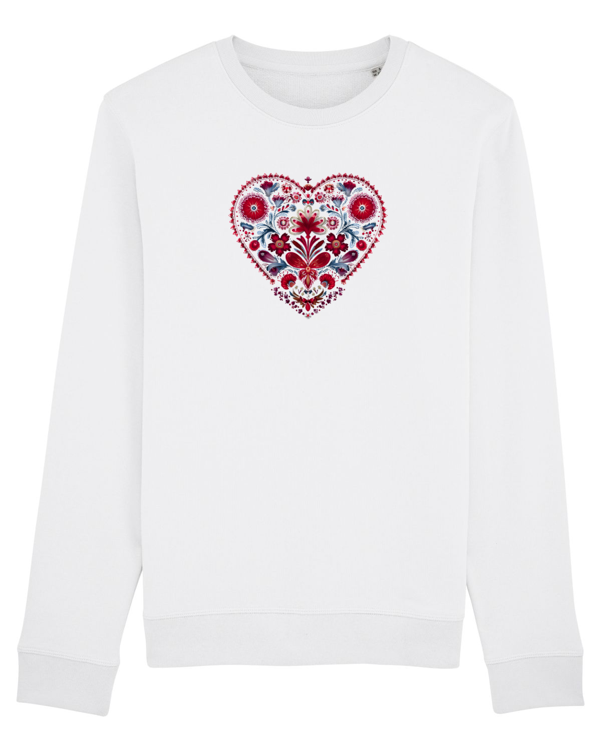 Bluză mânecă lungă Unisex Rise White