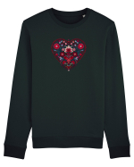  INIMA  -  IUBIRE - MANDALA - FLOARE -  TRADITIONAL - ETNIC 2 Bluză mânecă lungă Unisex Rise