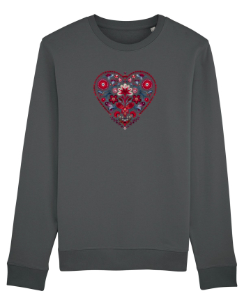  INIMA  -  IUBIRE - MANDALA - FLOARE -  TRADITIONAL - ETNIC 2 Anthracite