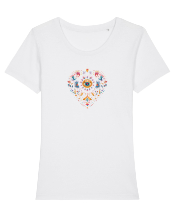  INIMA  -  IUBIRE - MANDALA - FLOARE -  TRADITIONAL - ETNIC 3 White