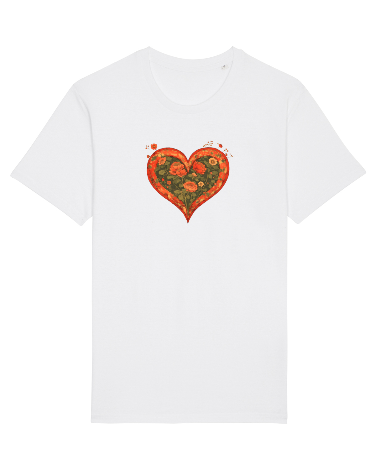 Tricou mânecă scurtă Unisex Rocker White