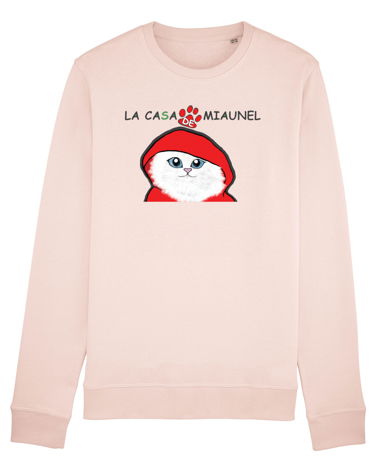 Bluză mânecă lungă Unisex Rise Candy Pink