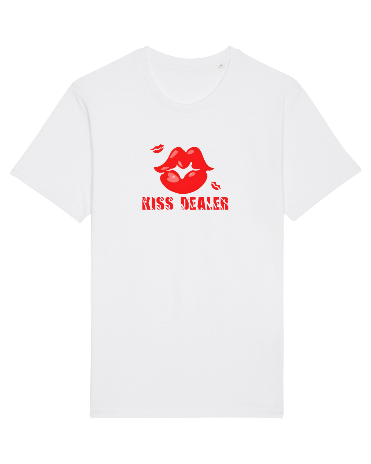 Tricou mânecă scurtă Unisex Rocker White