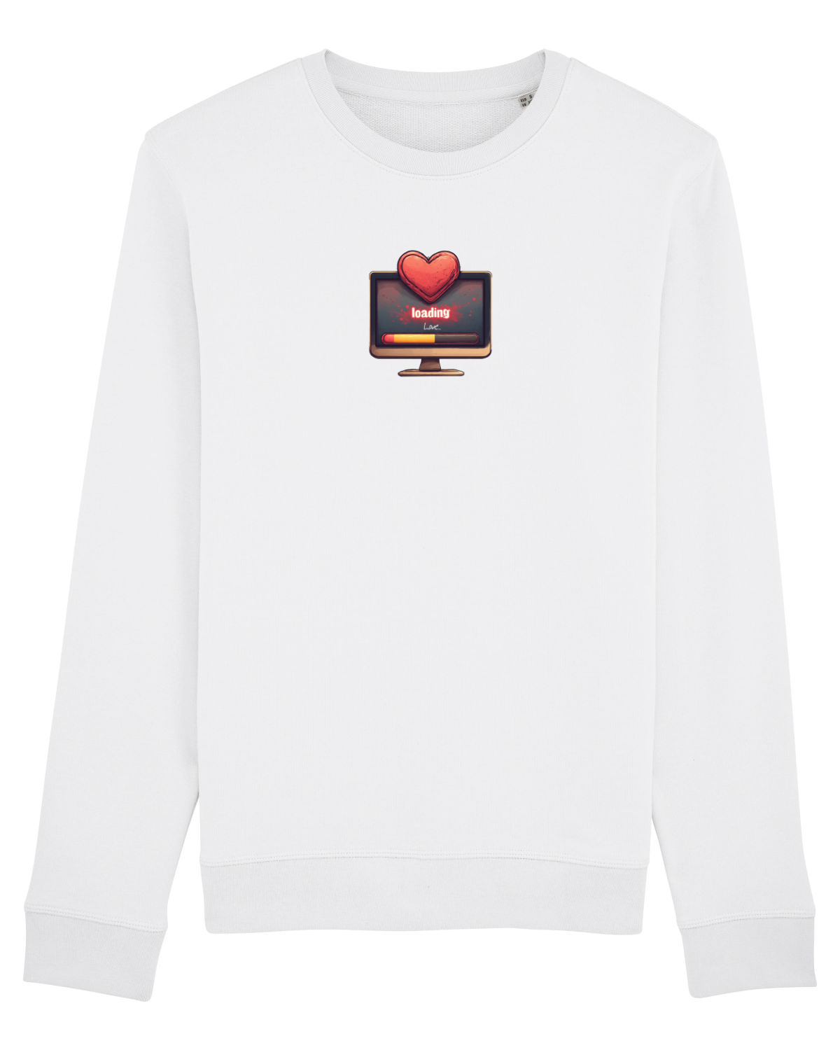 Bluză mânecă lungă Unisex Rise White