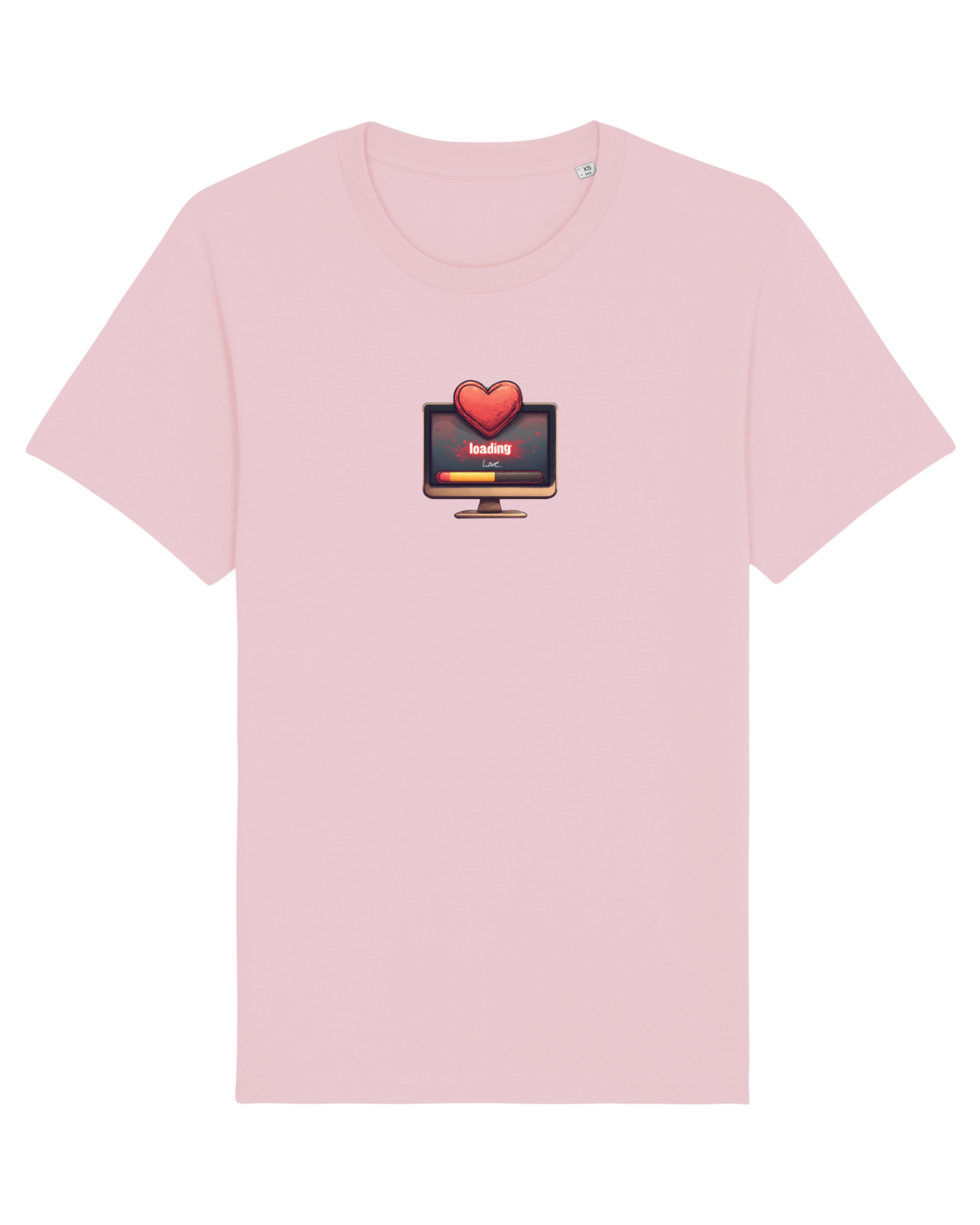 Tricou mânecă scurtă Unisex Rocker Cotton Pink