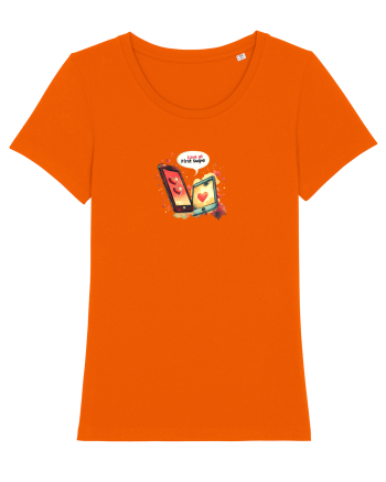 LOVE AT FIRST SWIPE Bright Orange
