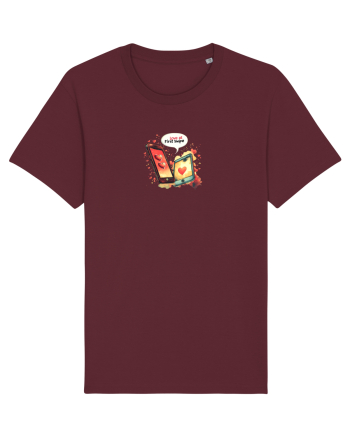 LOVE AT FIRST SWIPE Burgundy