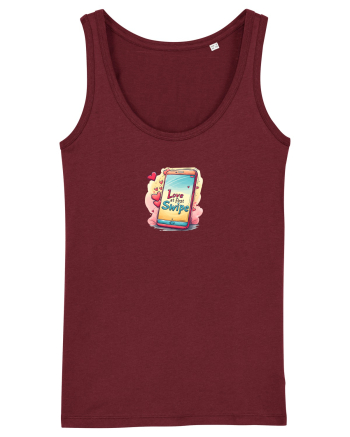 LOVE AT FIRST SWIPE 2 Burgundy