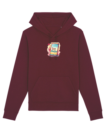 LOVE AT FIRST SWIPE 2 Burgundy