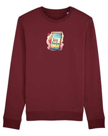 LOVE AT FIRST SWIPE 2 Burgundy