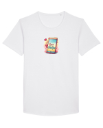 LOVE AT FIRST SWIPE 2 Tricou mânecă scurtă guler larg Bărbat Skater