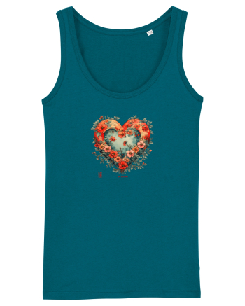 LOVE BLOSSOMS - SAKURA - FLORI CIRES -  INIMA  -  IUBIRE - ARTA JAPONEZA Ocean Depth