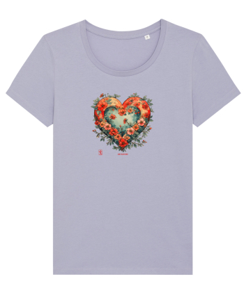 LOVE BLOSSOMS - SAKURA - FLORI CIRES -  INIMA  -  IUBIRE - ARTA JAPONEZA Lavender