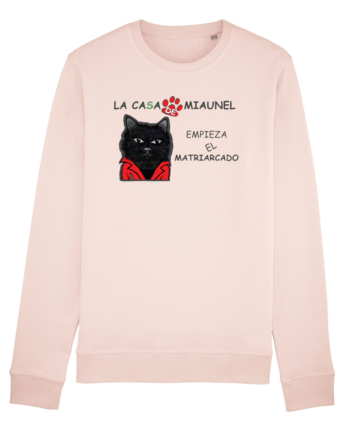 Bluză mânecă lungă Unisex Rise Candy Pink