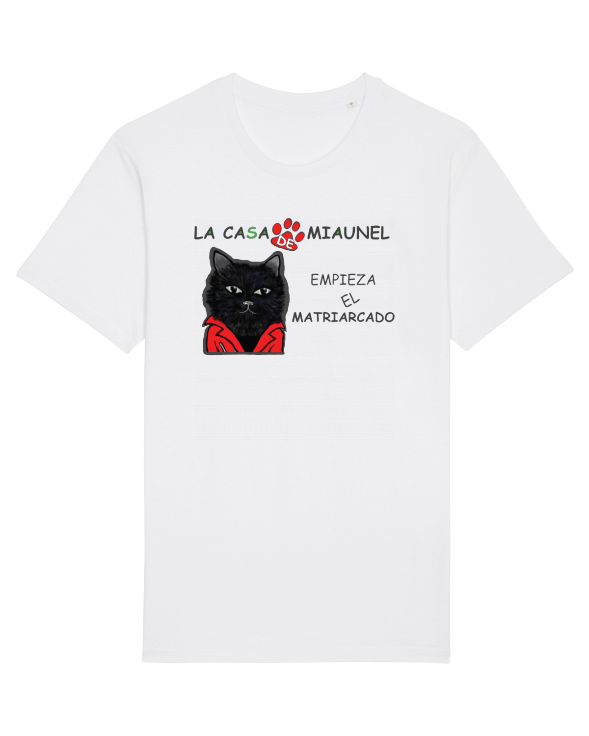 Tricou mânecă scurtă Unisex Rocker White