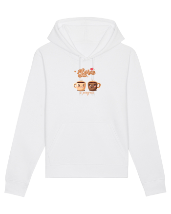 LOVE  IN PROGRESS - CESTI CAFEA - CEAI - CUPLU - INIMA White