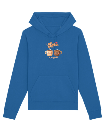 LOVE  IN PROGRESS - CESTI CAFEA - CEAI - CUPLU - INIMA Royal Blue
