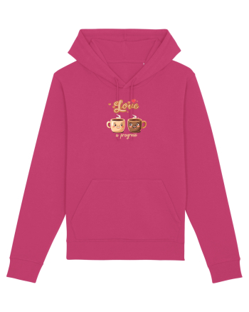 LOVE  IN PROGRESS - CESTI CAFEA - CEAI - CUPLU - INIMA Raspberry