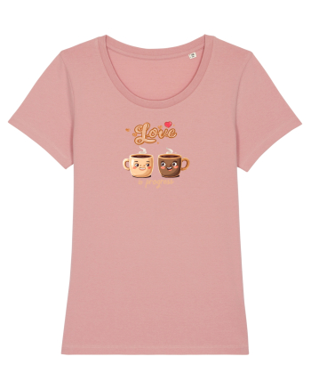 LOVE  IN PROGRESS - CESTI CAFEA - CEAI - CUPLU - INIMA Canyon Pink
